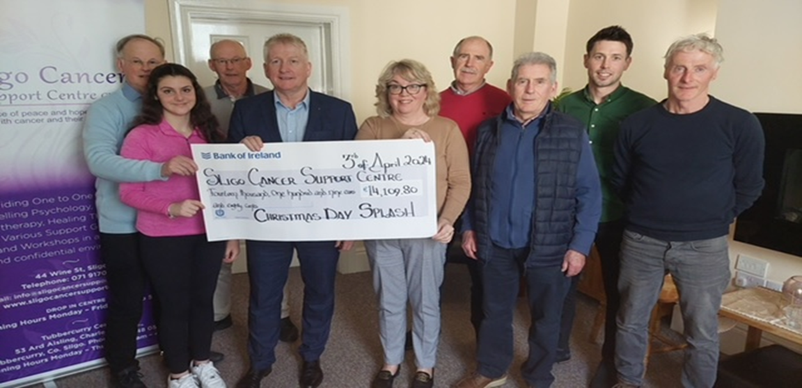 Total of €14,109.80 raised for Sligo Cancer Support Centre